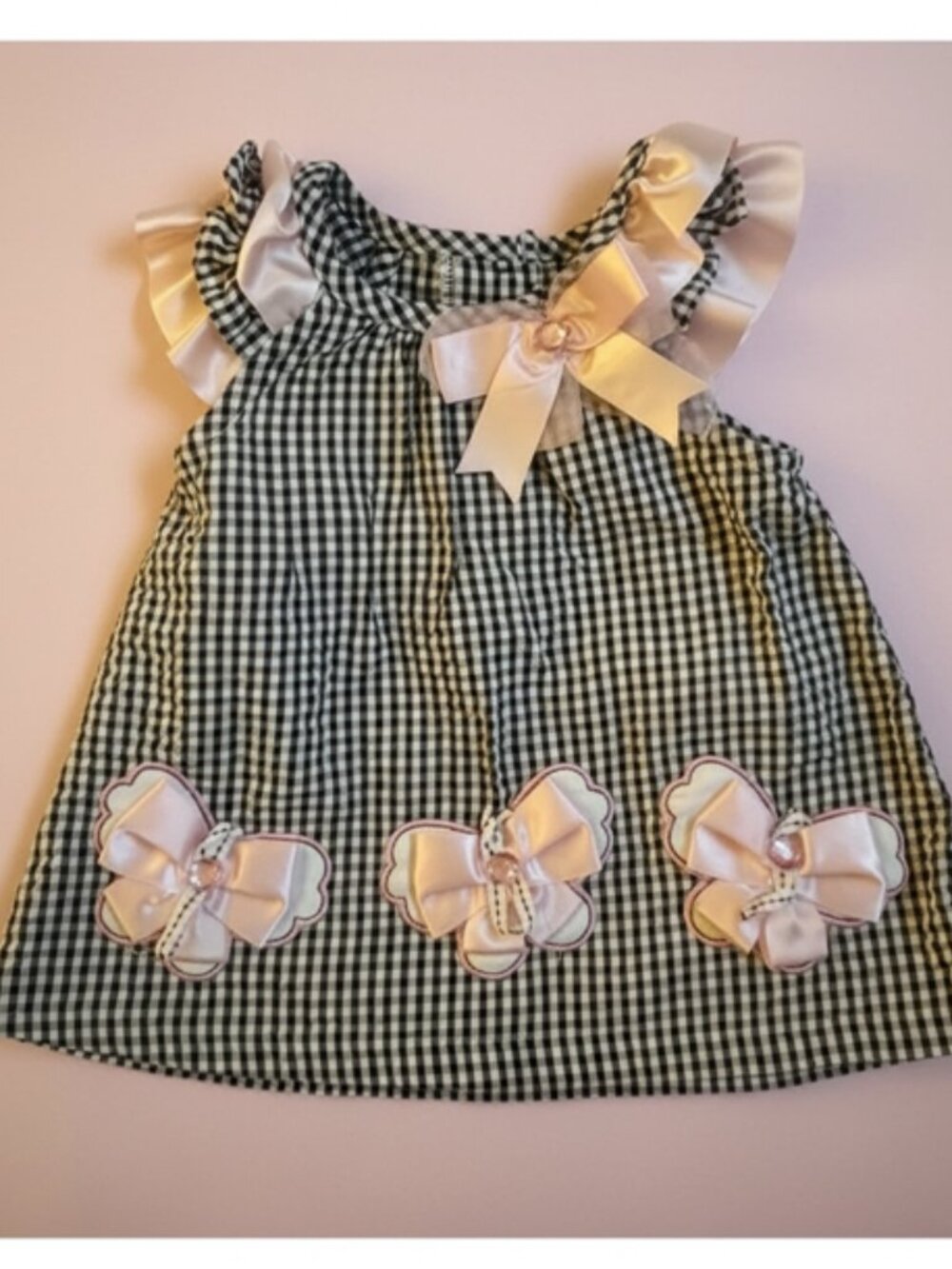 Rare Editions Size 6 Months Seersucker Dress